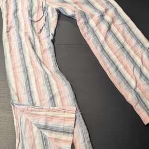 Cloth & Stone Multicolor Striped Wide Leg Pants